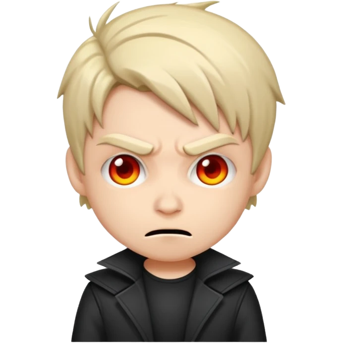 Cool chibi mad emoji