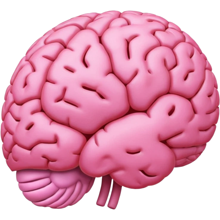 pink brain emoji