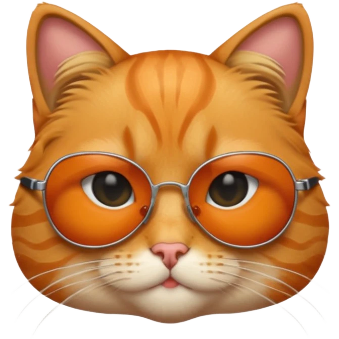 Cat wearing sunglasses emoji