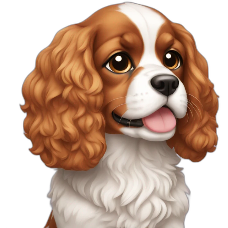 Cavalier puppy emoji
