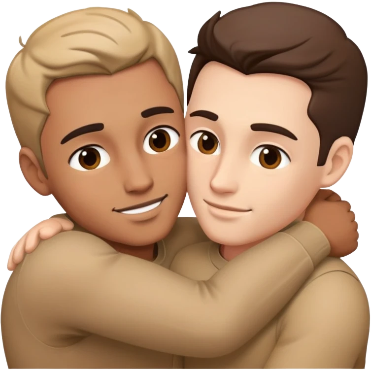 two men kissing emoji