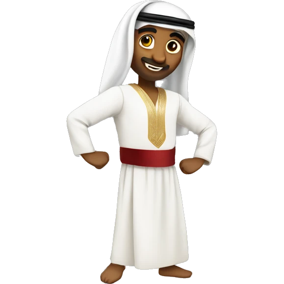 Traditional uae dance  emoji