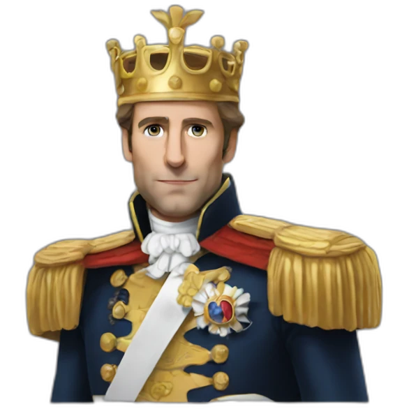 macron emperor emoji