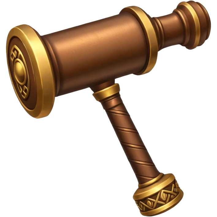 Judgement hammer emoji