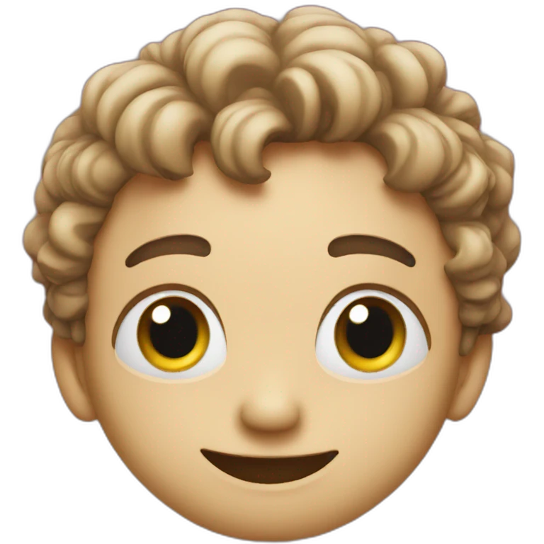 weird smile emoji