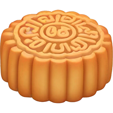 Light pink mooncake emoji