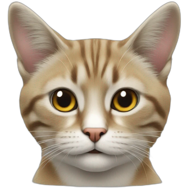 Rase de chat bangal emoji