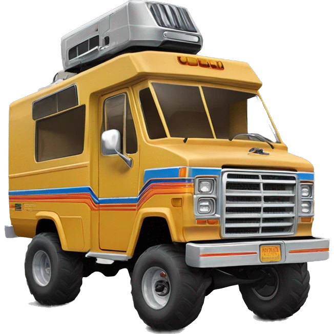 Real 70s tonka winnebago Indian monster truck emoji