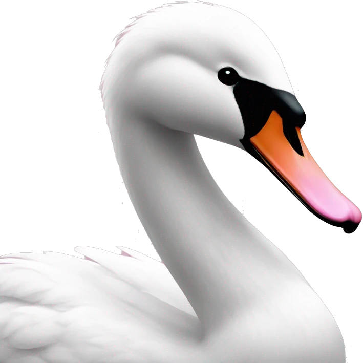 Swan pink  emoji