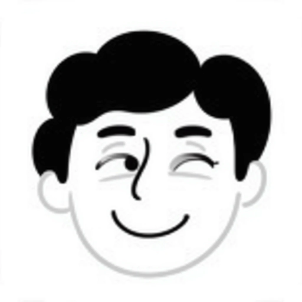 Simple sketch of a stoned face with squinty eyes and a content smile emoji