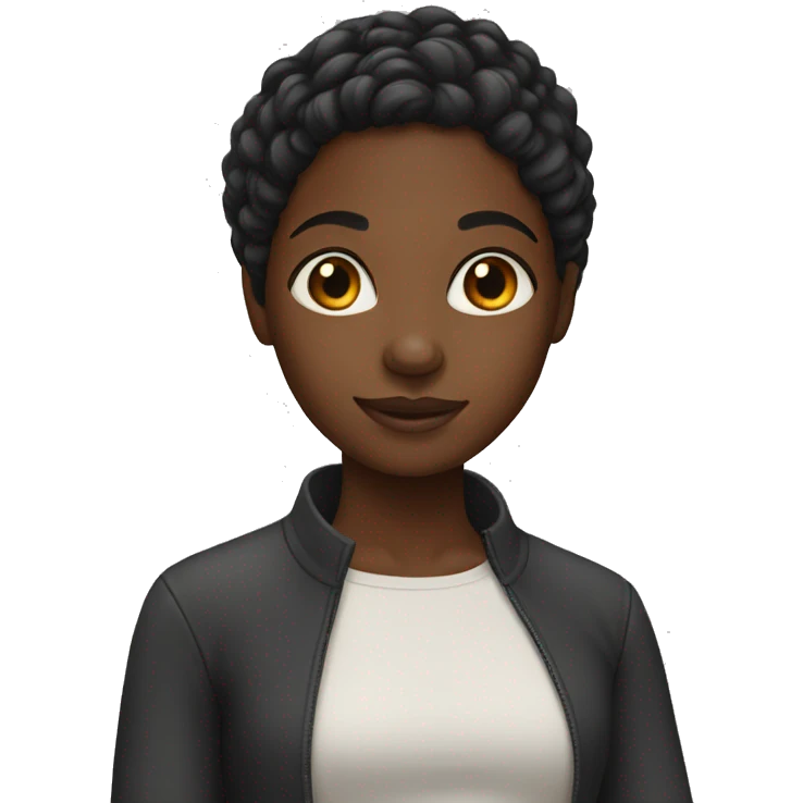 Black girl emoji