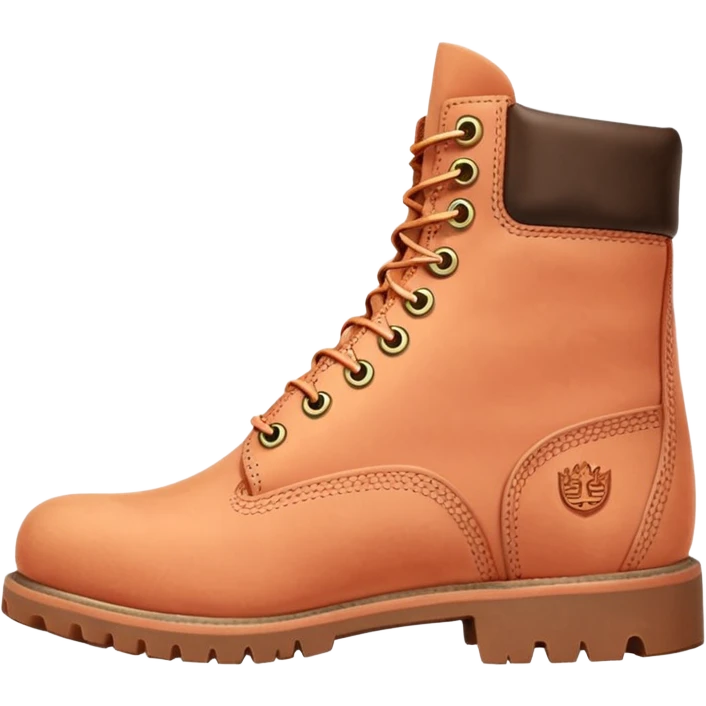 Peach colored timberlands emoji