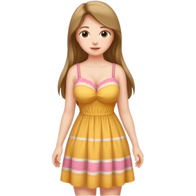 Naked girl, big butt n boobs emoji