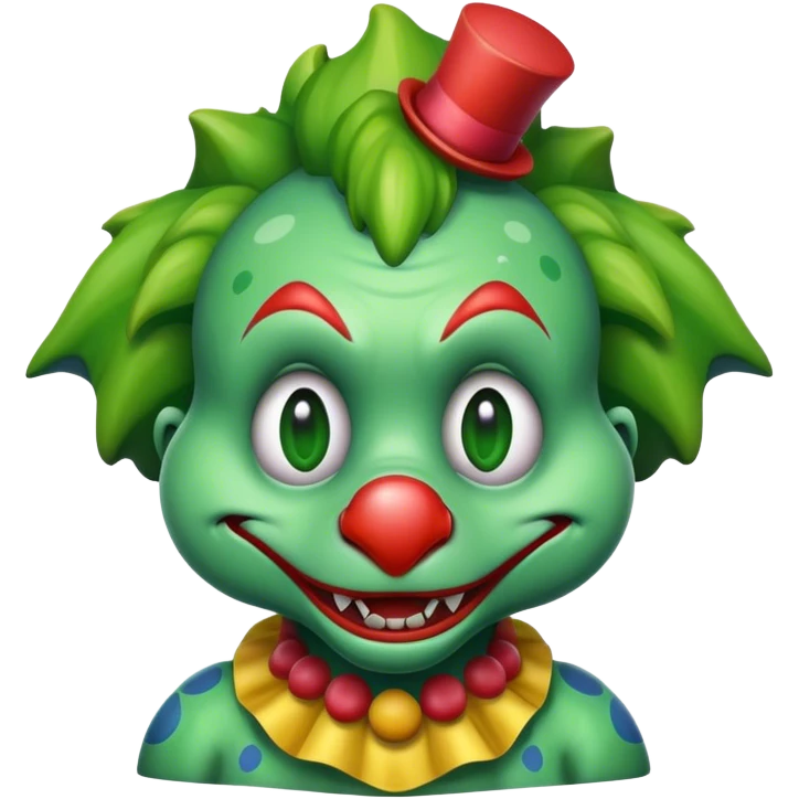 sad dinosaur clown emoji