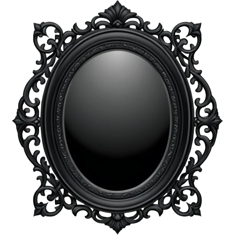 goth mirror emoji