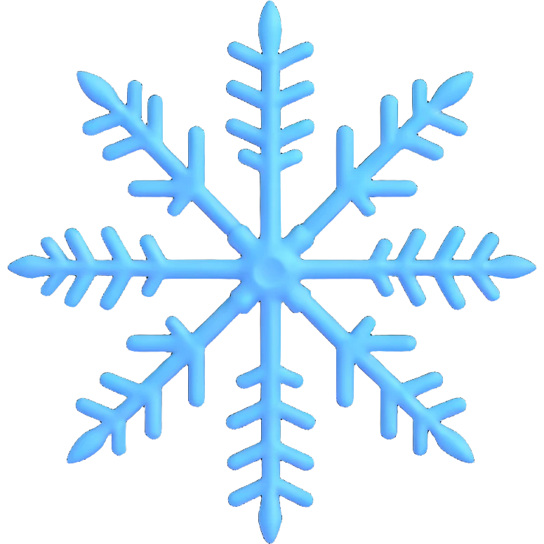 snowflake white emoji