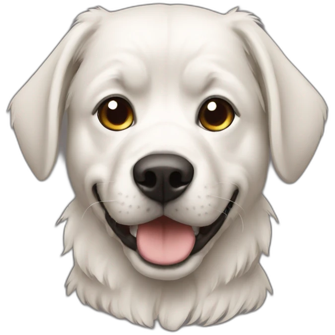 Chien sur chat emoji