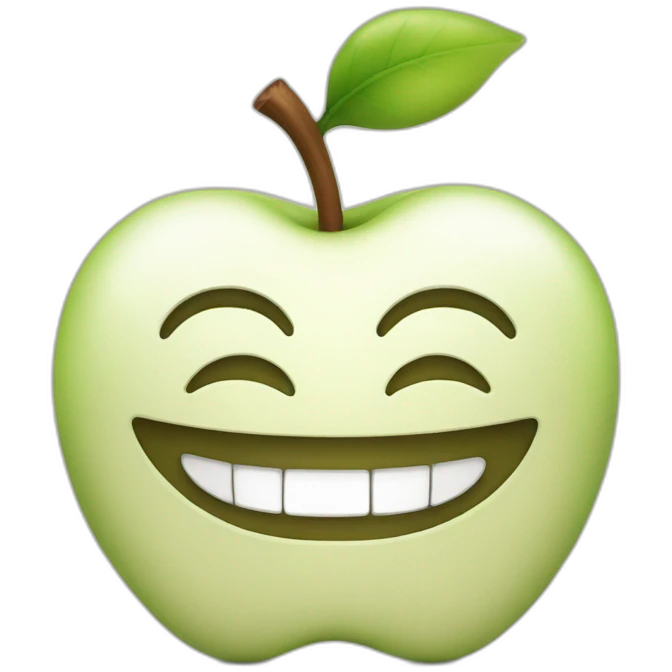 Apple who smile emoji