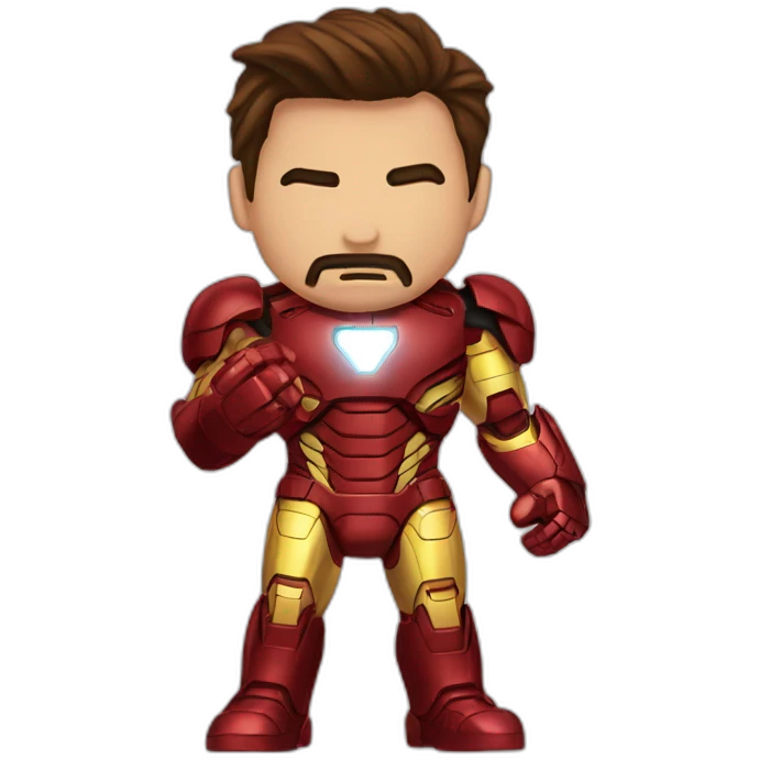 Iron-man qui dort emoji