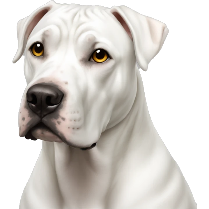Dogo Argentino Dog Breed Full Body emoji