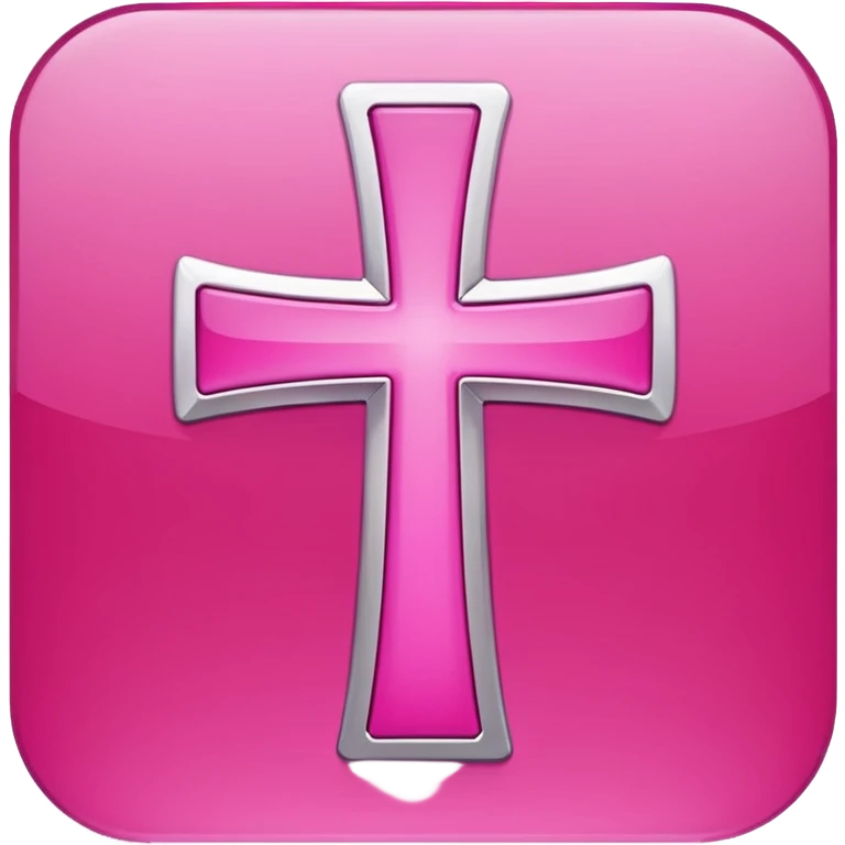 mac os icon pink cross icon emoji