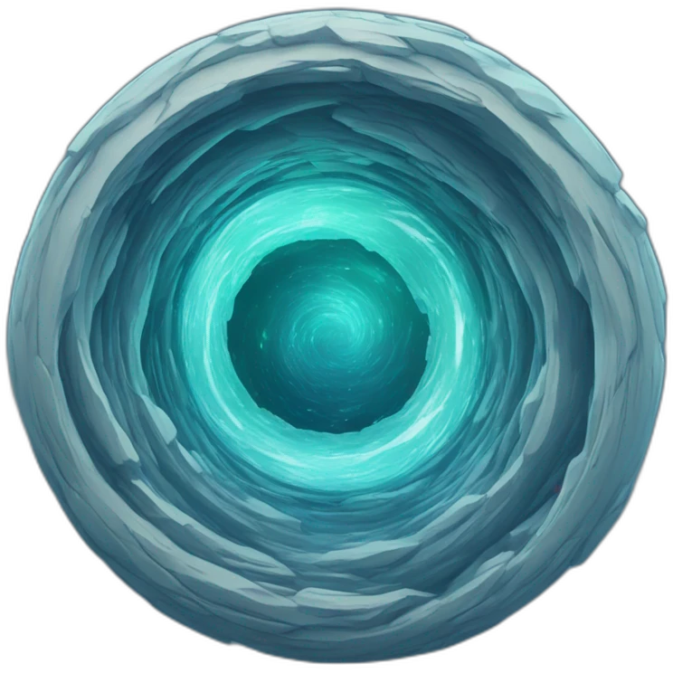 vortex portal bluen and reen emoji