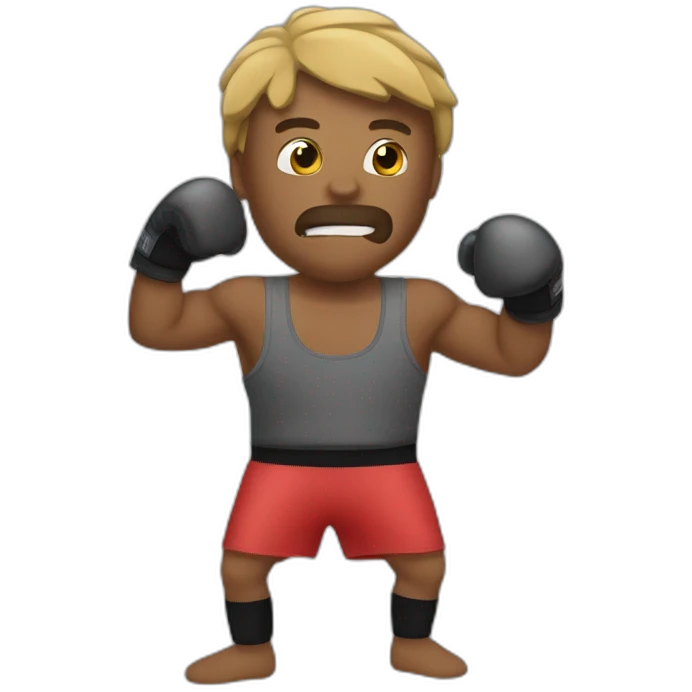 Mec qui fait de la boxe  emoji