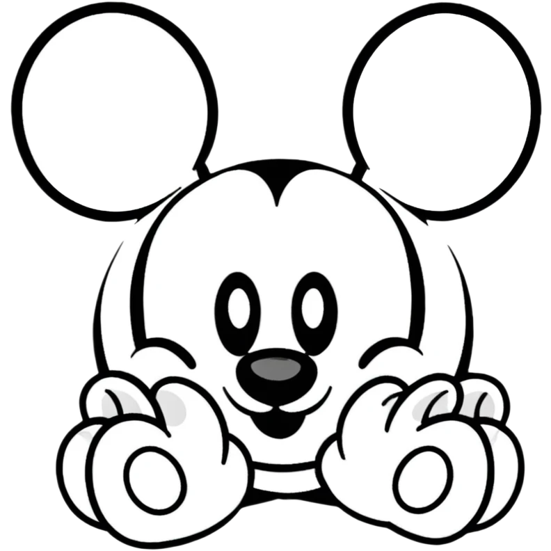 Mickey Mouse with the Empire State Building emoji