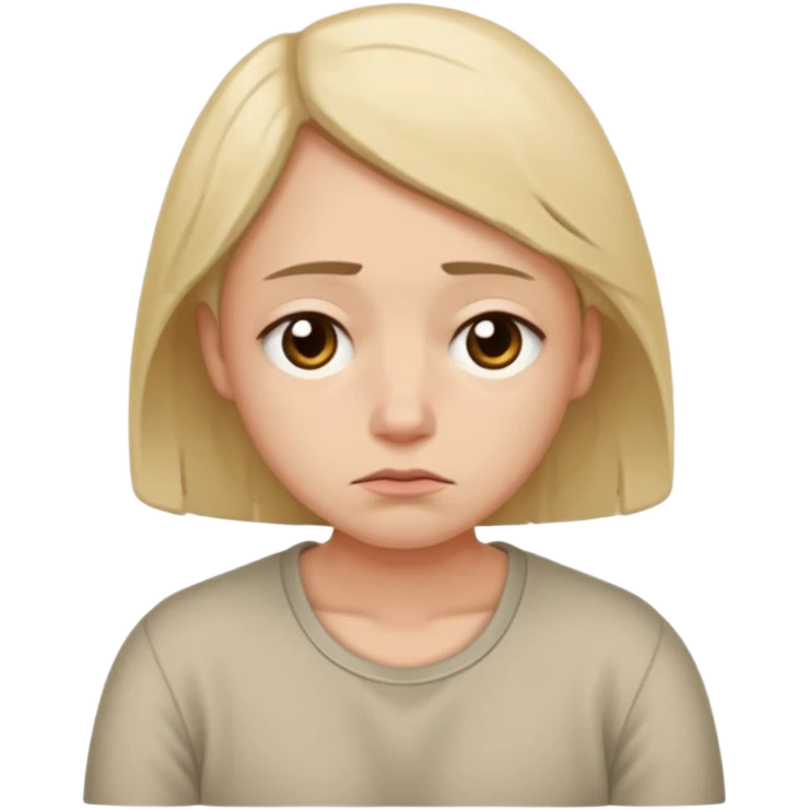 depressed artist being sad emoji