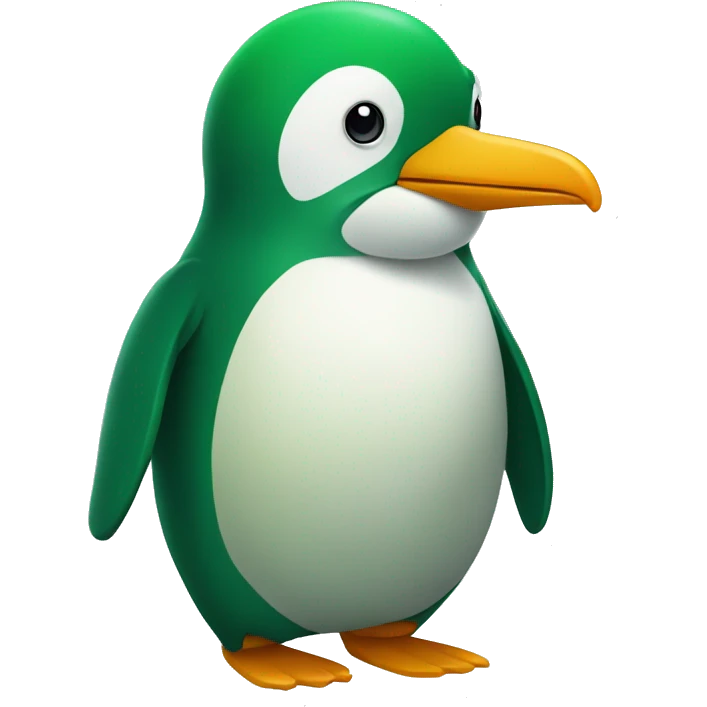 green pinguin emoji