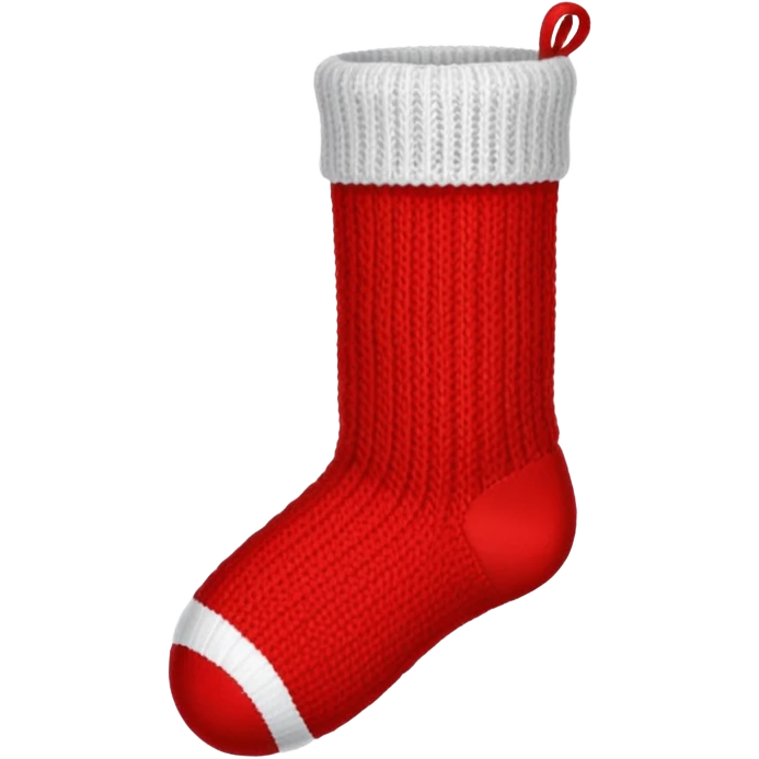 Christmas red sock emoji