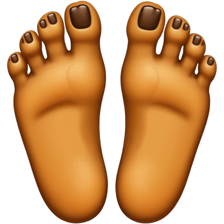 Hairy toes  emoji
