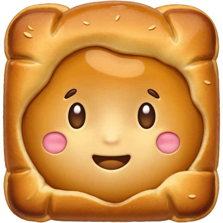 круассан с шоколадом и клубникой emoji