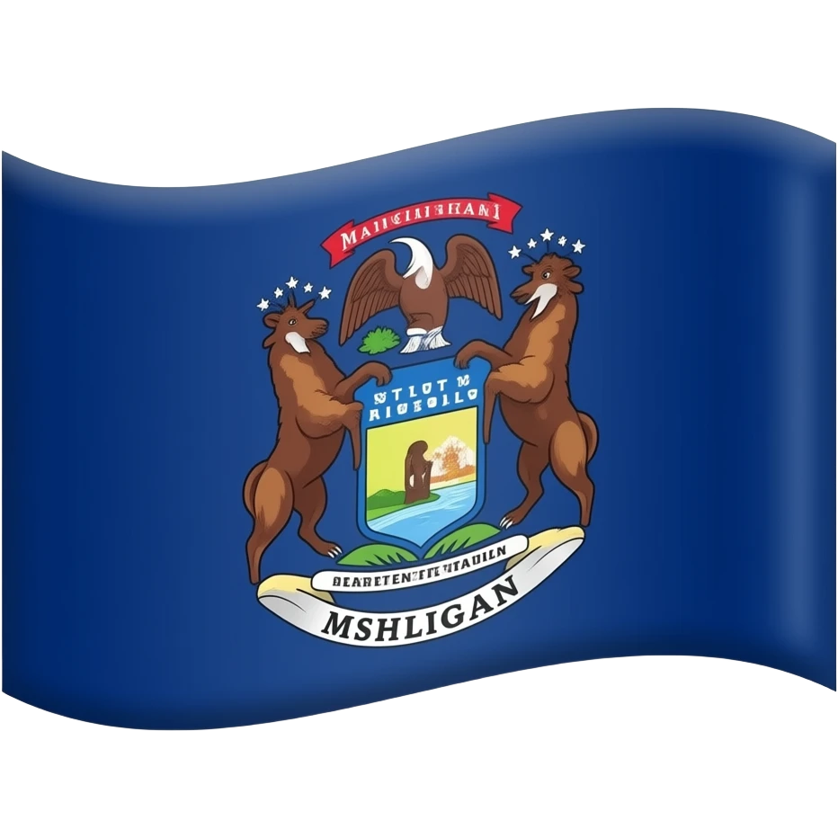 Michigan flags emoji