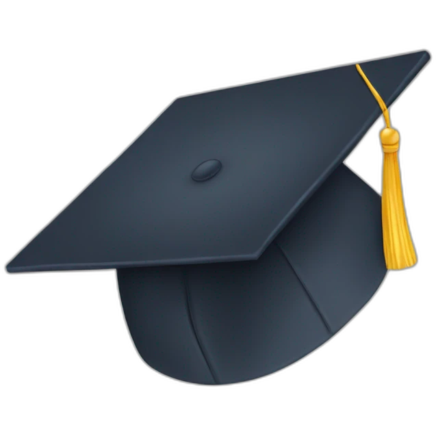 Graduation cap emoji