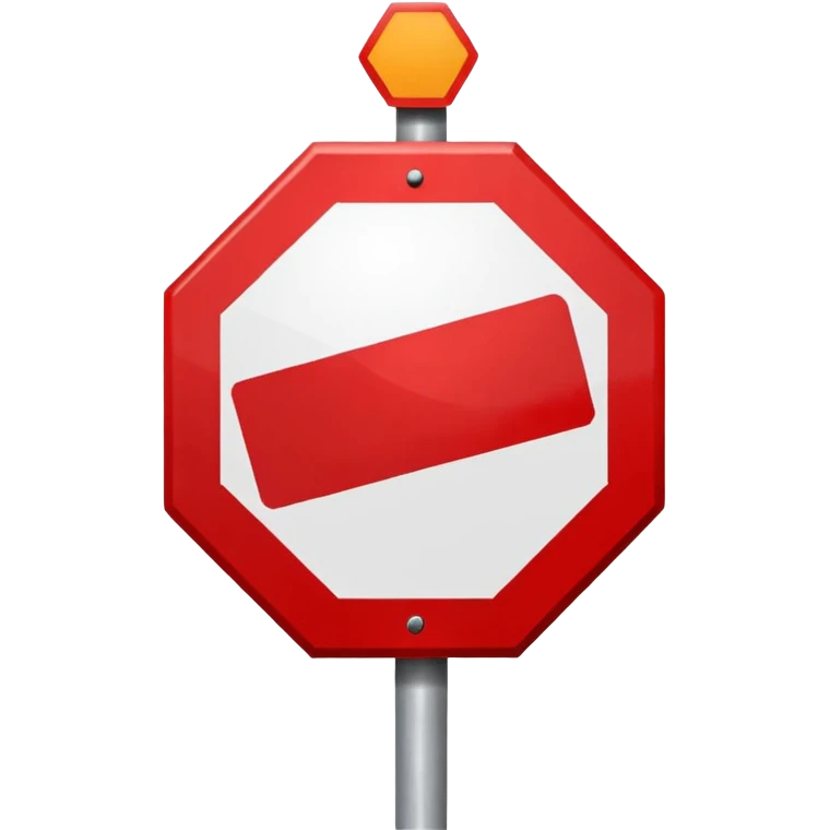 Stop sign emoji