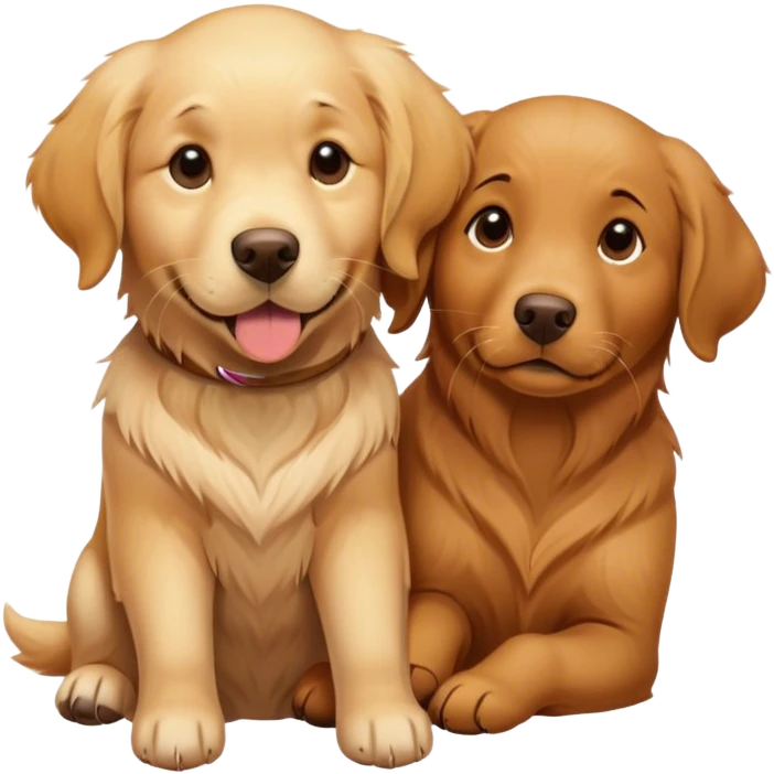 Dog love emoji