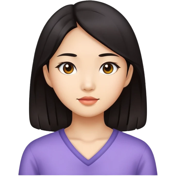 Asian girl emoji