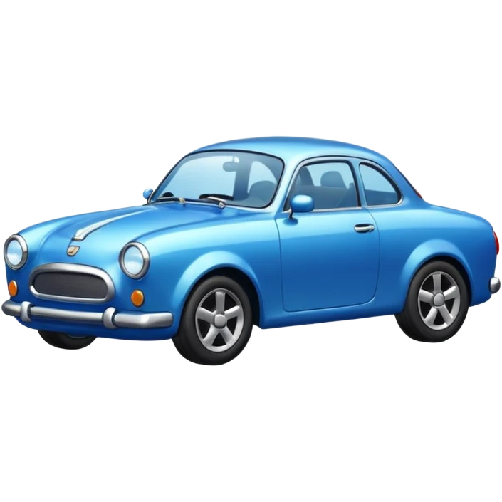 Car with clouds emoji