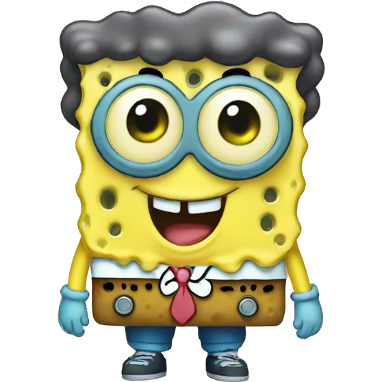 cute baby sponge bob emoji
