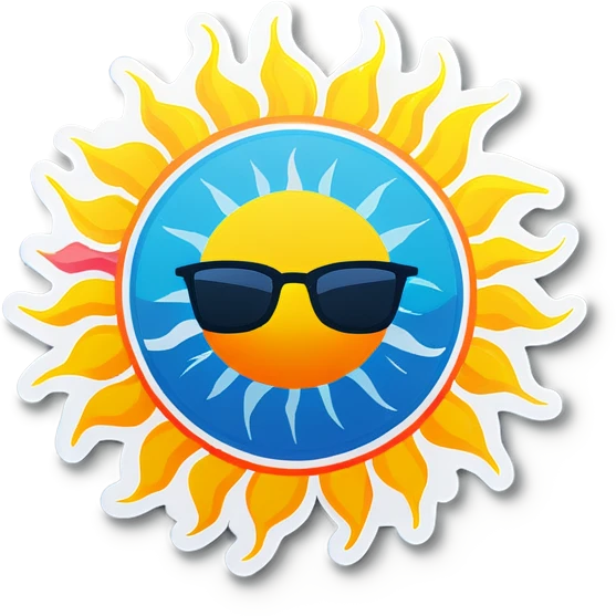 Sun glassu emoji