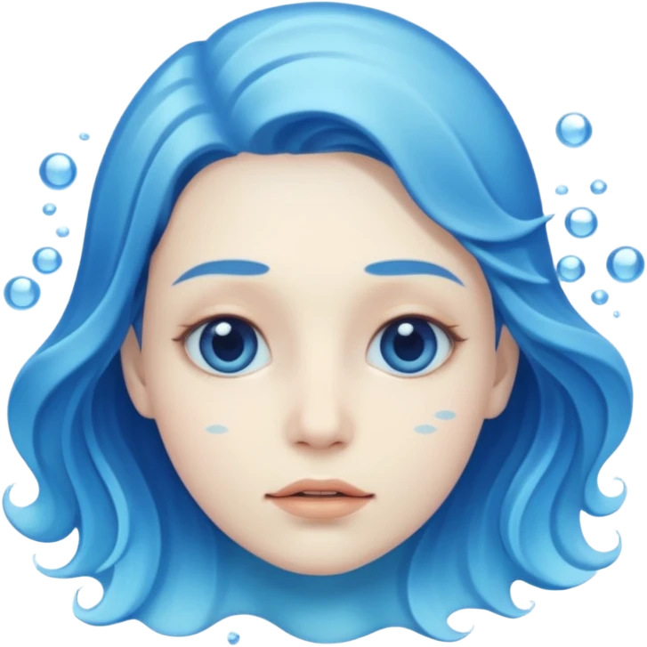 Underwater face emoji