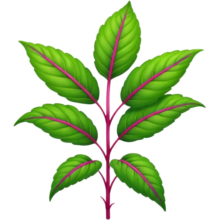 amaranth plant emoji
