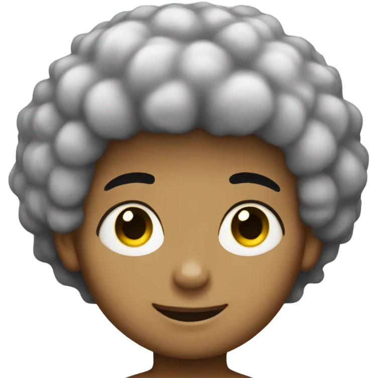 Light skin boy with Afro  emoji