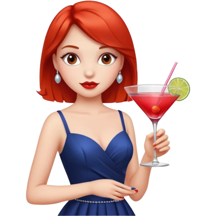 girl getting drunk emoji