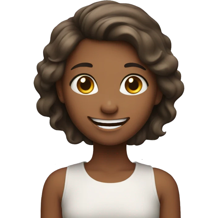 Happy girl emoji