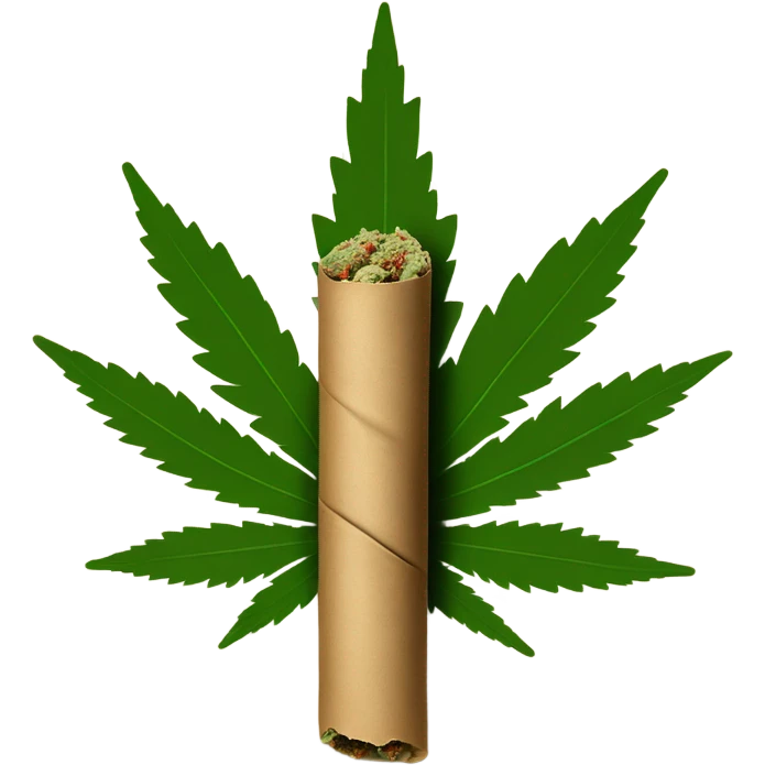 Weed joint emoji