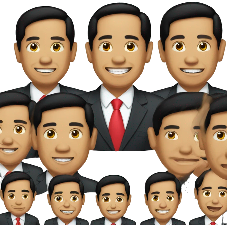 President indonesia mr jokowi emoji