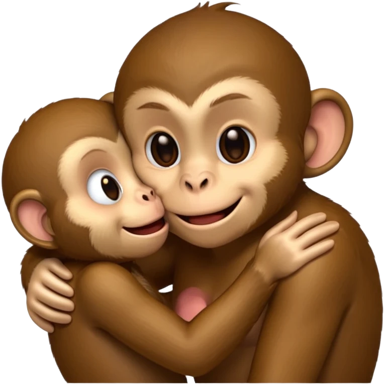 Un singe qui fais un bisous en version emojis iphone emoji