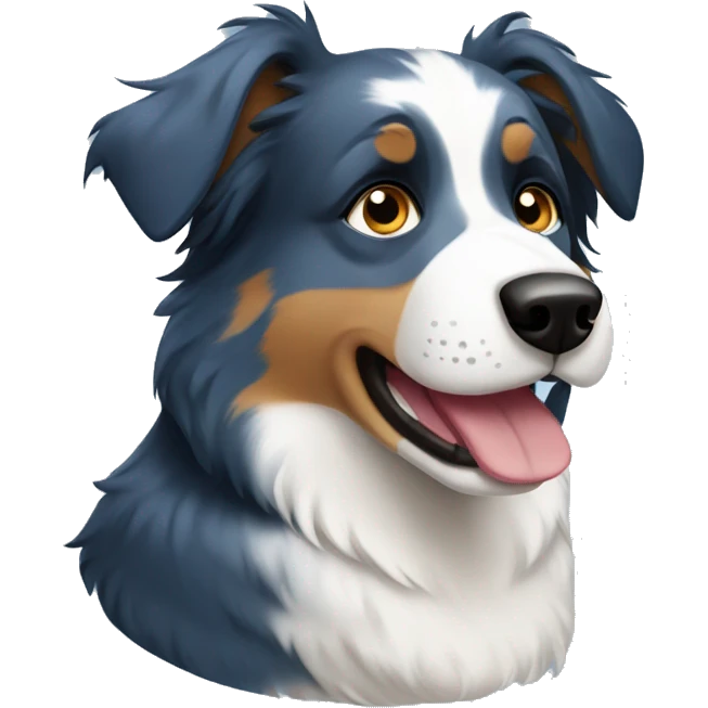 Blue australian shepperd emoji
